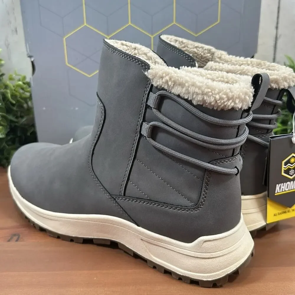 Khombu Sarah Water Repellent Ankle‎ Boots Size 8